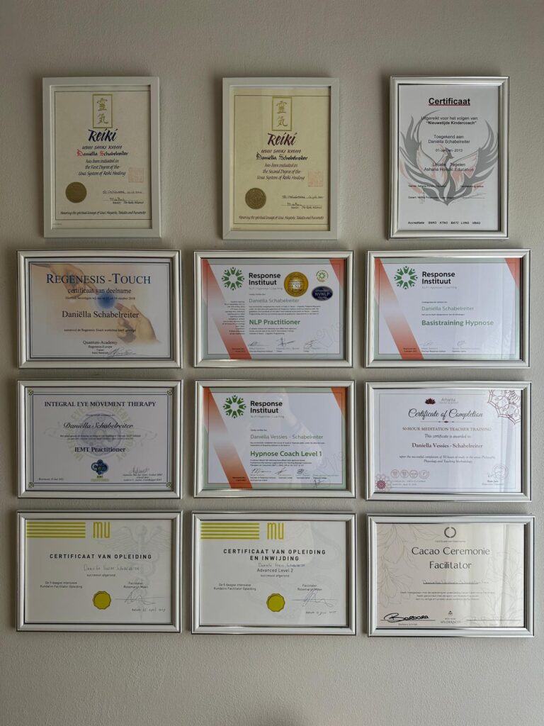 vescha coaching diploma's en certificaten